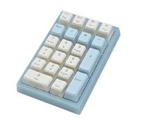 LINKEET Tri-Mode Mechanical Numpad RGB Backlit Bluetooth 5.0/Wired USB-C/2.4G Wireless Macro Number Pad 21-Key NKRO Hot Swappable Numeric Keypad Rechargeable External Num Pad for Laptop, Mac