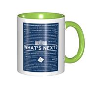 LINKEQICHE Whats Next The West Wing Quote Mug-The West Wing Coffee Mugfunny For Men Women Kid Who Like To Watch The Political Drama Internal And Handle Green 11Oz Mug