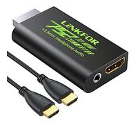 LiNKFOR PS2 to HDMI Adapter with 3ft HDMI Cable, 3.5mm Audio Out - PS2 to HDMI Converter for Connecting PS 2 to HDTV, Monitor or Projector, Plug & Play (NOT Compatible with PS1/PS3/PS4)