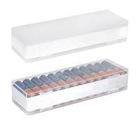 Linkidea 2 Pack Battery Organizer Storage Case, Single Battery Box Holds Batteries for 24 AA, Portable Samll Capacity Battery Caddy