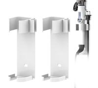 Linkidea 2 Pack Curling Iron Holder Wall Mount for Devices Diameter Under 1.38" (3.5CM), Hair Styling Tool Storage Organizer, Hairdressing Hanging Rack Stand for Flat Irons, Straightener