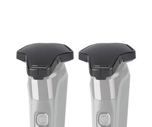 Linkidea 2 Pack Electric Shaver Protective Cap, Shaving Covers Compatible with Philips Norelco Series 9/7/5, Travel Storage Accessories (Black)