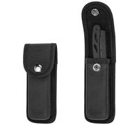 Linkidea 2 Pack Straight Razor Case, Nylon Travel Pouch for Barber Folding Shavette & Manual Razors, Protective Holder Bag (Black/Empty Case Only)