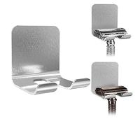 Linkidea 2 Pack Wall Mount Safety Razor Holder, Wall Mounted Shaver Hook Hanger Stand, Self Adhesive Razor Holder Compatible with Vikings, Merkur Double Edge Safety Razor