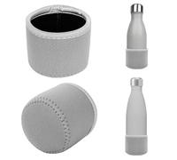 Linkidea 2 Pack Water Bottle Boot Compatible with 9oz/12oz/17oz Swel Original, BJPKPK, MIRA Cascade Cola Shaped Bottles, Neoprene Bottle Bottom Bumper Protector (Grey)