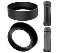 Linkidea 2 Pack Water Bottle Boot Compatible with Contigo Jackson Chill 2.0 20oz/24oz, Ashland Chill 20oz/24oz, Silicone Anti-Slip Bottle Bottom Bumper Protector (Black)
