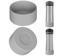 Linkidea 2 Pack Water Bottle Boot Compatible with Contigo Jackson Chill 2.0 20oz/24oz, Cortland 24oz, Silicone Anti-Slip Bottle Bottom Bumper Protector (Grey)
