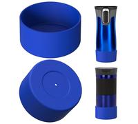 Linkidea 2 Pack Water Bottle Boot Compatible with Contigo West Loop 2.0 16oz/20oz/24oz, Huron 2.0 16oz/20oz, Silicone Anti-Slip Bottle Bottom Bumper Protector (Navy Blue)