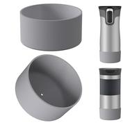 Linkidea 2 Pack Water Bottle Boot Compatible with Contigo West Loop 2.0 16oz/20oz/24oz, Huron 2.0 16oz/20oz, Silicone Anti-Slip Bottle Bottom Bumper Protector (Grey)