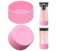 Linkidea 2 Pack Water Bottle Boot Compatible with Contigo West Loop 2.0 16oz/20oz/24oz, Huron 2.0 16oz/20oz, Silicone Anti-Slip Bottle Bottom Bumper Protector (Light Pink)