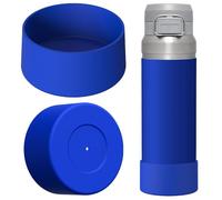 Linkidea 2 Pack Water Bottle Boot Compatible with Stanley Quick Flip GO 36oz, Silicone Waterbottle Bottom Bumper Protector (Navy Blue)