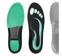 Linkidea 2 Pairs Arch Support Shoe Insoles Compatible with adidas S2G, Daily 4.0, Ax4, Replacement Shoe Inserts, Shock Absorption and Cushioning for Feet Relief (US Men 8-9/Women 9.5-10.5)