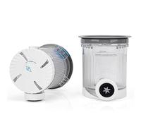 Linkidea 2 Pcs Creami Cup Containers, BPA-Free Ice Cream Maker with Lid, Dishwasher Safe Swirl & Soft Serve, Accessories for Kitchen, Compatible with Ninja NC700, NC701