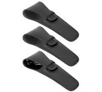 Linkidea 3 Pcs Portable Razor Case, Shaver Storage & Protective Cover Compatible with Gillette Fusion 5 Power, ProGlide Power, Sensor 3 (Black)