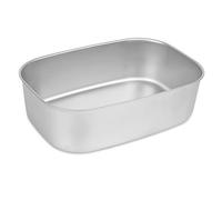 Linkidea 304 Stainless Steel Electric Lunch Box Inner Container, Compatible with 1.5L SOHIDA Electric Box, Removable Reusable Tray, Food Replace Container (Silver)