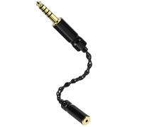 Linkidea 4.4mm Balanced Male to 2.5mm Female Headphone Adapter Cable, Silver-Plated Copper Audio Converter for HiFi DAC, DAP & Headphone Amplifier, 15.5cm