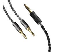 Linkidea 6N OCC 4.4mm to Dual 3.5mm Headphone Cable for HIFIMAN Sundara | Fits Ananda, Arya, HE400SE, HE4XX, HE-400i, Denon AH-D7200, 1.5m Flexible TPE Jacket, No Microphone Function