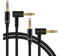 Linkidea Audio Cable 2 Pack Replacement Audio Cable for Skullcandy Hesh 3/2, Crusher Evo/ANC/ANC 2, Riff 2 Headphones, 3.5mm TRS Replacement Aux Cord (5 ft / 1.5 m)