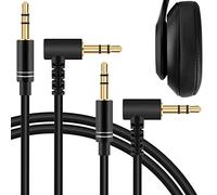 Linkidea Audio Cable for Beats Solo 4/3.0/2.0/HD, Studio Pro/3/2, Mix Headphones, 3.5mm TRS Replacement Aux Cord (5 ft/1.5 m 2 Pack)