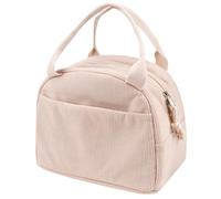 Linkidea Carrying Bag for Electric Heated Lunch Box, Compatible with Crock Pot 28oz, DUPASU 60.8oz, Aotto 32oz, LUNCHEAZE 0.9L, Cordless 1.2L, 1.6L Electric Heated Lunch Box (Beige)