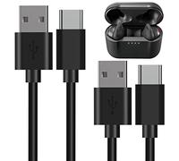 Linkidea Charging Cord Compatible with Skullcandy Dime Evo/3, Push Ultra/Play Active/ANC, Sesh ANC Active Earbuds USB to USB-C Replacement Power Charger Cable (4ft/120cm 2Pack)