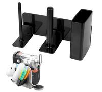 Linkidea Cup Organizer Set, Side-Mounted Holder for Cups, Lids, and Straws, Kitchen Counter Storage Rack and Drink Station Accessory, Compatible with Ninja Slushie Machine FS301 & FS300