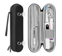 Linkidea Electric Toothbrush and Toothpaste Travel Case with Ventilation and Pocket for Charger, Compatible with iO Series, Philip Sonicare, Hard Shell Powered Brush Storage Bag