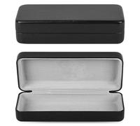 Linkidea Extra Large Hard Shell Sunglasses Case, Vegan Leather Protective Eyewear Storage Organizer Compatible with D1OR EverDior A1U 30Montaigne BU Missdior B1U QUAY NIGHTFALL (XXL, Black)
