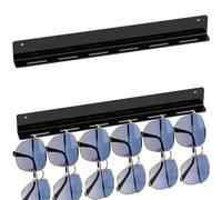 Linkidea Extra Large Sunglasses Organizer Storage, 2 Pack Wall Mount Glasses Holder Sunglass Display Stand, Sun Glasses Storage Organizer Compatible with Persol PO3311S GUCC1 GG1434S GG1440S