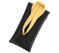 Linkidea Extra Large Sunglasses Pouch Case, Vegan Leather Glasses Organizer Soft Bag Compatible with TOM FORD FT0965 FT0992 Gucci GG1105S GG1377S PR 29YS Runway (XXL, Black)