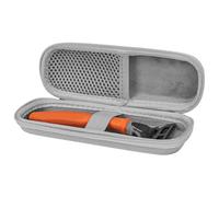 Linkidea Generic EVA Hard Shell Safety Razor Case, Shaving Accessories Storage, Men's Travel Shaver Bag Compatible with Gillette Fusion 5 Power, Mach 3, Harry's 5 Blade (Silver)