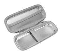 Linkidea Hard Shell Safety Razor Travel Case, Men's Portable Travel Shaver Bag Compatible with Gillette Fusion 5, Mach 3, Shaving Accessories Storage (Silver)
