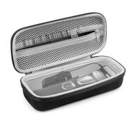 Linkidea Hard Travel Case Compatible with Wahl USA Pro Series 3026018 & Manscaper 5708, Beard Trimmer Storage Organizer with Mesh Pocket for Basic Accessories (Black)