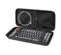 Linkidea Hard Travel Case for 75% Keyboard, 84 Key Keyboard Carrying Case Protective Storage Box Bag, Compatible with EPOMAKER x Aula F75, Aula F75 Pro / F75 75%, Keychron K2