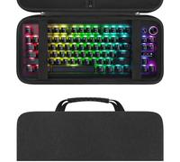 Linkidea Hard Travel Case for TKL Keyboard, Computer 87 Key Keyboard Carrying Case Protective Storage Box Bag, Compatible with Razer Huntsman V2 TKL Tenkeyless Keyboard