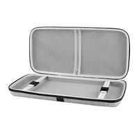 Linkidea Hard Travel Case for TKL Tenkeyless Wireless/Wired Keyboard, Computer 87 Keys Keyboard Carrying Case Protective Storage Box Bag (Grey)