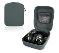 Linkidea Headphone Carrying Case Compatible with AKG K271 MKII, Sennheiser HD800, Sony MDR-XB700 and More, Replacement Protective Hard Shell Travel Bag with Cable, Charger Storage (Grey)