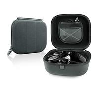 Linkidea Headphones Carrying Case Compatible with Audio-Technica ATH-M50X, ATH-GDL3 Case, Protective Hard Shell Travel Bag with Cable, Charger Storage (Dark Grey)