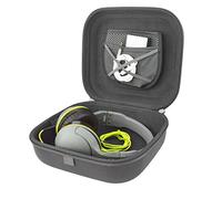 Linkidea Headphones Carrying Case Compatible with Audio Technica ATH-M50x, Philips SHP9500 and More, Protective Hard Shell Travel Bag with Cable, Charger Storage (Grey)