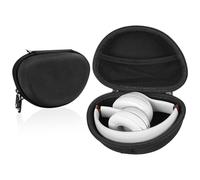 Linkidea Headphones Case Compatible with Beats Solo 4, Solo 3, Pro Case, Hard Shell Travel Bag with Cable, Charger Storage (Black)
