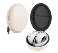 Linkidea Headphones Carrying Case Compatible with Beats Studio3.0, Studio2.0, Skullcandy Crusher ANC, Crusher Wireless, Foldable, Replacement Protective Hard Shell Travel Bag (Matte Gold)