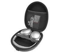 Linkidea Headphones Carrying Case Compatible with Bose QC Ultra, QC45, QC35, QC SE, AE2w, AE2i, AE2 Case, Protective Hard Shell Travel Bag with Cable, Charger Storage (Dark Grey)