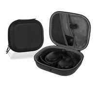 Linkidea Headphones Carrying Case Compatible with Bose QC Ultra II, Sennheiser PXC550II, Logitech H820e, Replacement Protective Hard Shell Travel Bag with Cable, Charger Storage (Black)