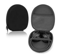 Linkidea Headphones Carrying Case Compatible with Bose QC Ultra, QC 45, QC 35 II, 700, Protective Hard Shell Travel Bag with Cable, Charger Storage (Black)