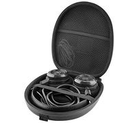 Linkidea Headphones Carrying Case Compatible with Grado SR80/SR80e/SR80i/SR60/SR60i/SR60e/SR225/SR325, Replacement Hard Shell Travel Bag with Cable, Charger Storage (Black)