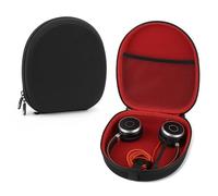 Linkidea Headphones Carrying Case Compatible with Jabra Evolve 65, Plantronics Voyager Focus UC, Protective Hard Shell Travel Bag with Cable, Charger Storage (Black)