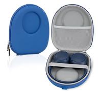 Linkidea Headphones Carrying Case Compatible with JBL Tune 510BT/500/670NC, Live 400BT, T450, Protective Hard Shell Travel Bag with Cable, Charger Storage (Blue)