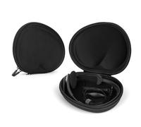 Linkidea Headphones Carrying Case Compatible with Logitech Stereo, Plantronics Blackwire 3220, Jabra Engage 75 and More, Replacement Protective Hard Shell Travel Bag (Black)