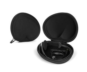 Linkidea Headphones Carrying Case Compatible with Logitech Stereo, Plantronics Blackwire 3220, Jabra Engage 75 and More, Replacement Protective Hard Shell Travel Bag (Black)