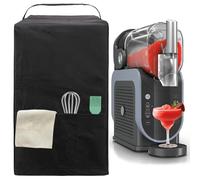 Linkidea Ice Cream Machine Dust Cover, Heavy Duty Waterproof Oxford Fabric Ice Cream Maker Cover Compatible with Ninja FS301 (Black)